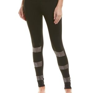 Electric Yoga Glittered-Inset Leggings